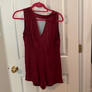 Maroon romper